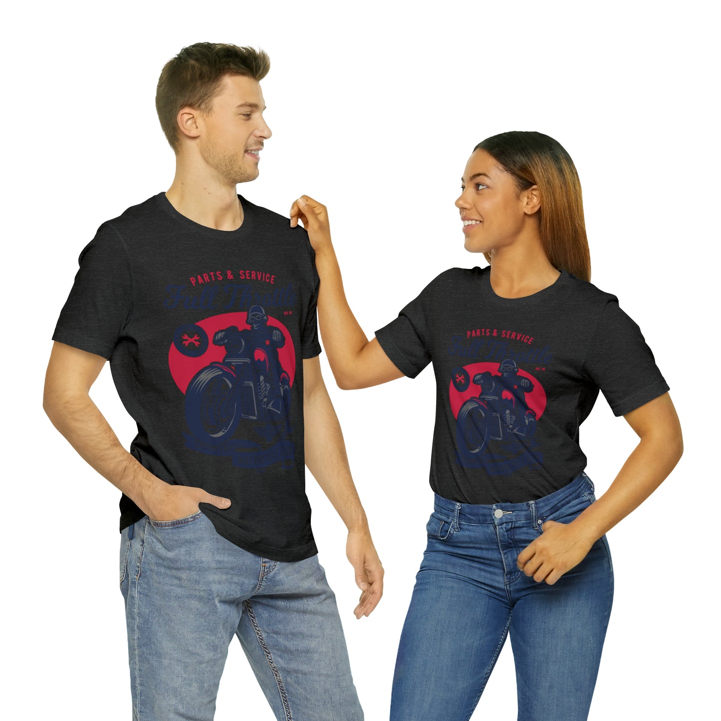 FULL THROTTLE Parts & Service - Unisex Jersey Short Sleeve Tee