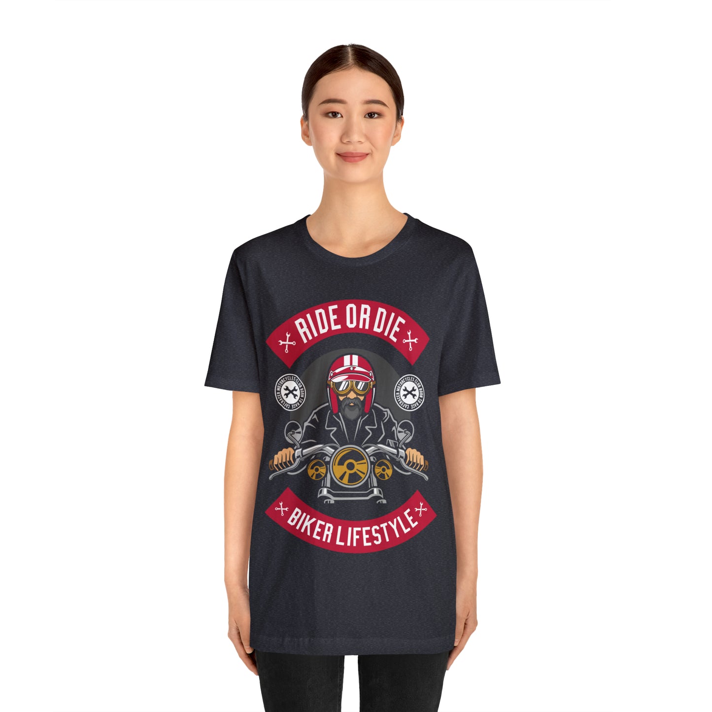 BIKER LIFESTYLE - Ride or Die - Unisex Jersey Short Sleeve Tee