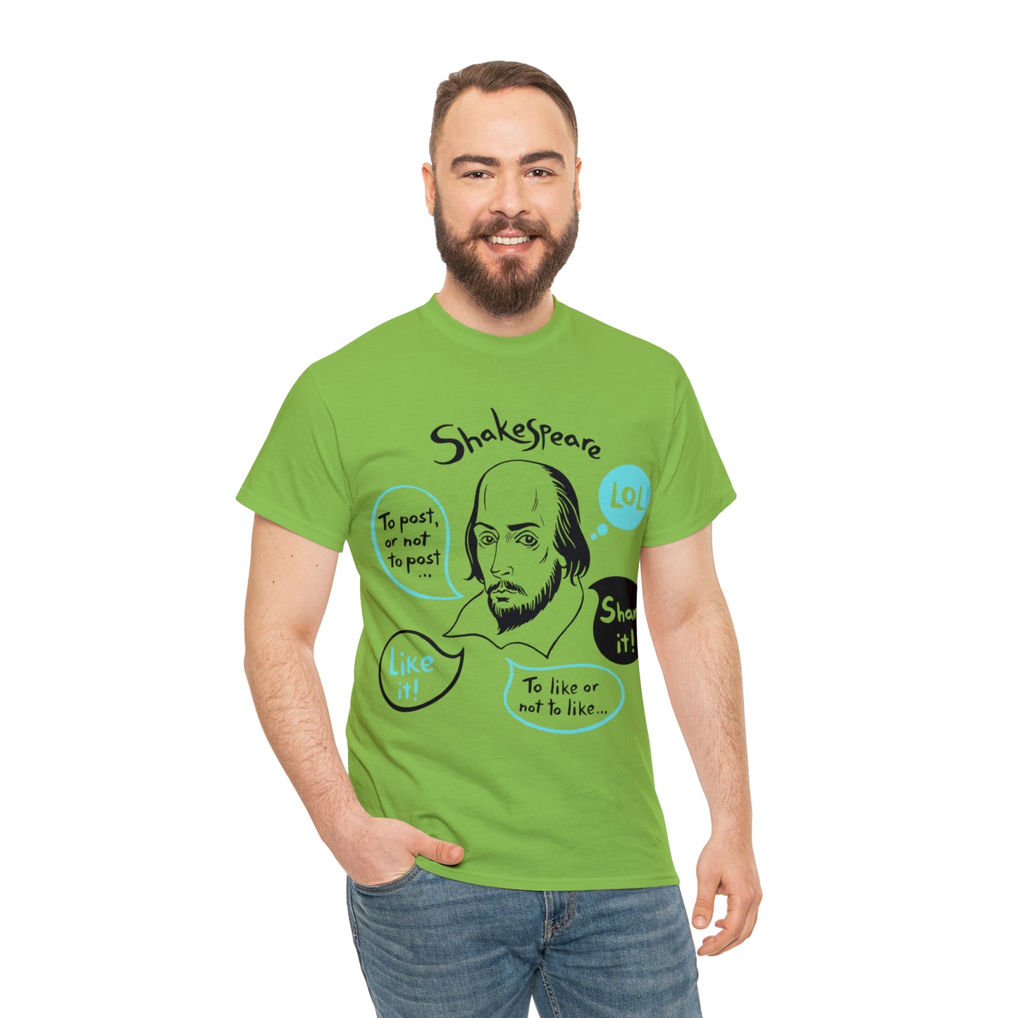 21st Century SHAKESPEARE  (light) - Unisex Heavy Cotton Tee