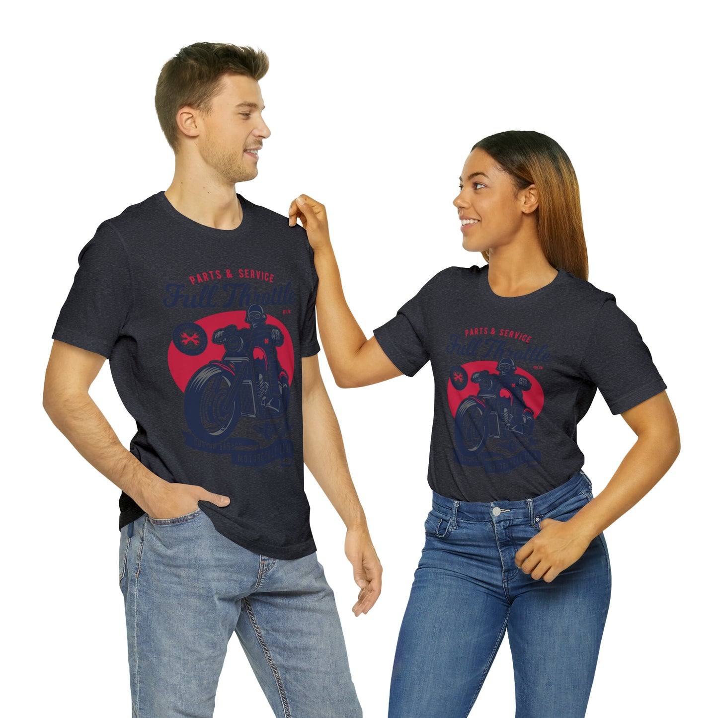 FULL THROTTLE Parts & Service - Unisex Jersey Short Sleeve Tee