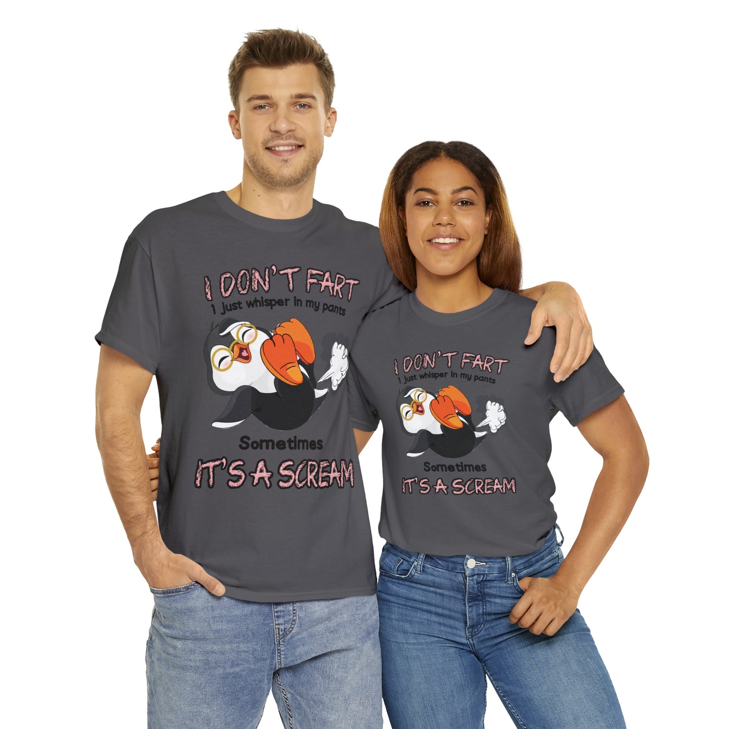I DON'T FA*T - Funny Unisex Heavy Cotton Tee - USA