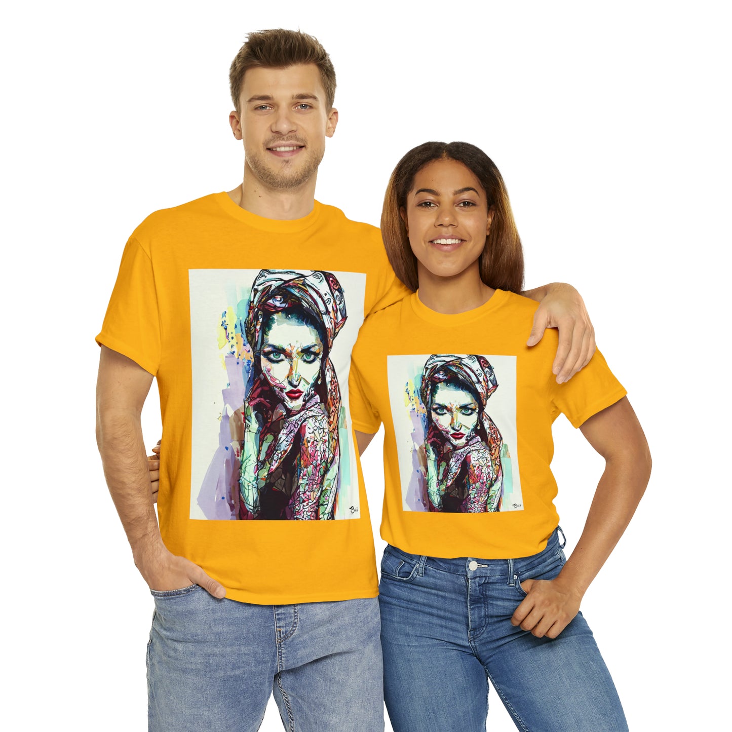 EASTERN BEAUTY - Airt on a Shirt  - Unisex Heavy Cotton Tee - AUS