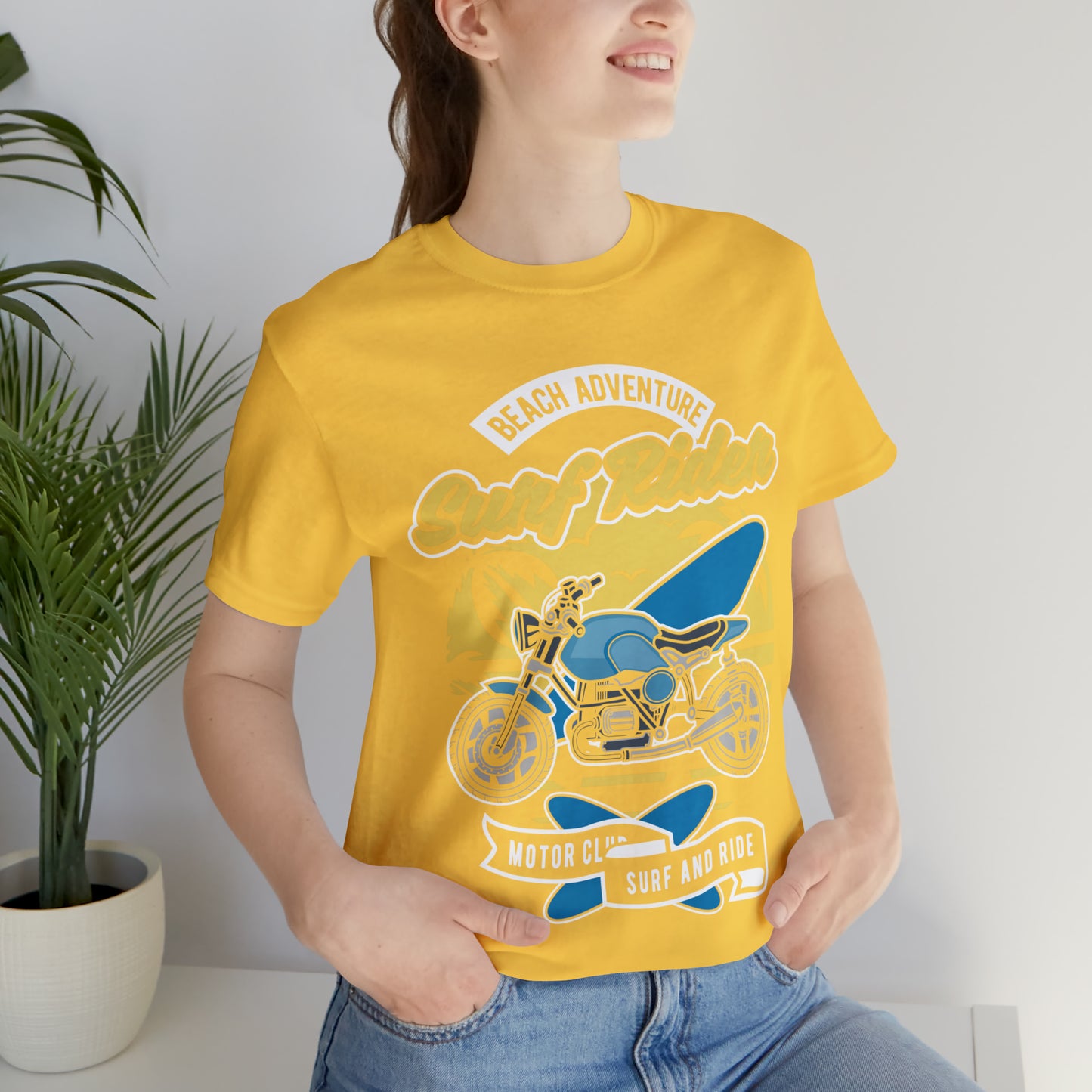 SURF RIDER - Printed in the USA - Unisex Jersey Short Sleeve Tee