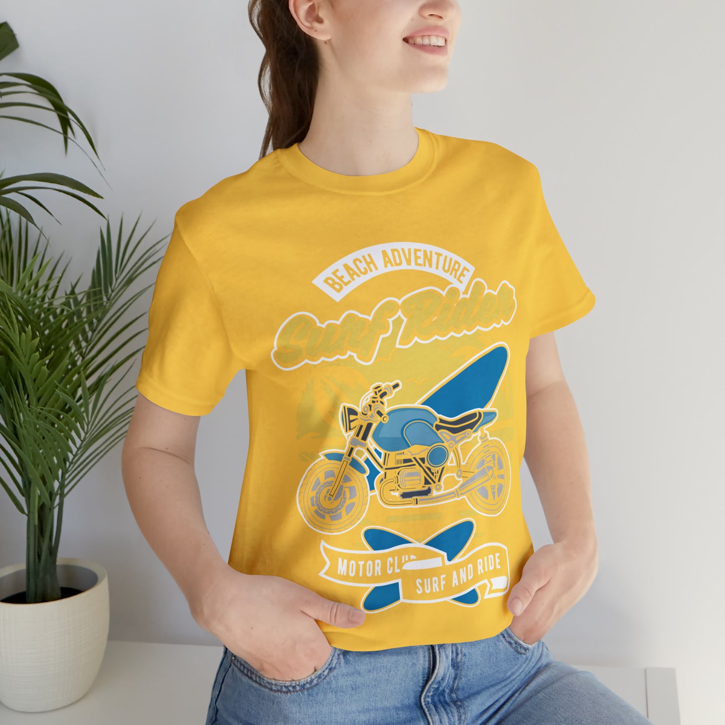 SURF RIDER - Printed in the USA - Unisex Jersey Short Sleeve Tee