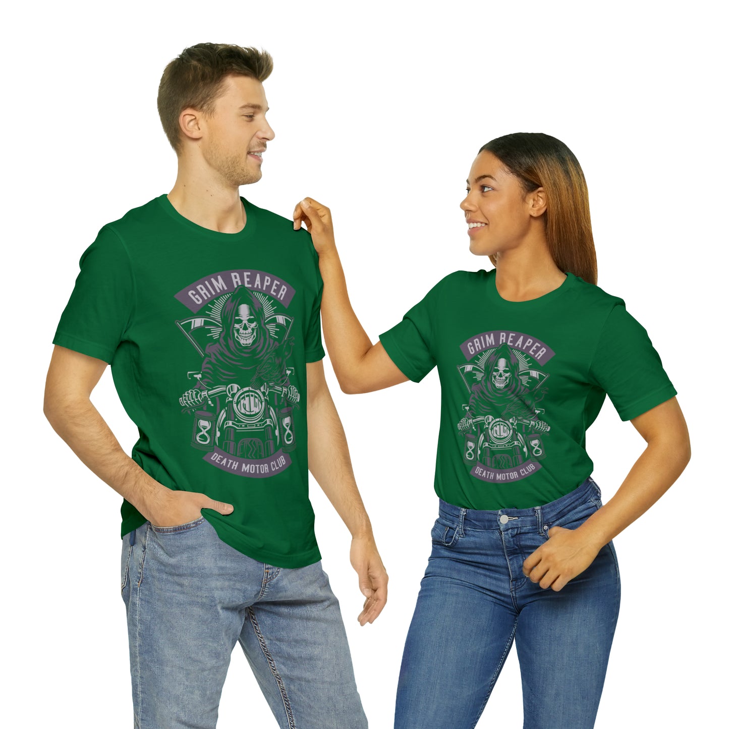 GRIM REAPER Moto Club - Unisex Jersey Short Sleeve Tee