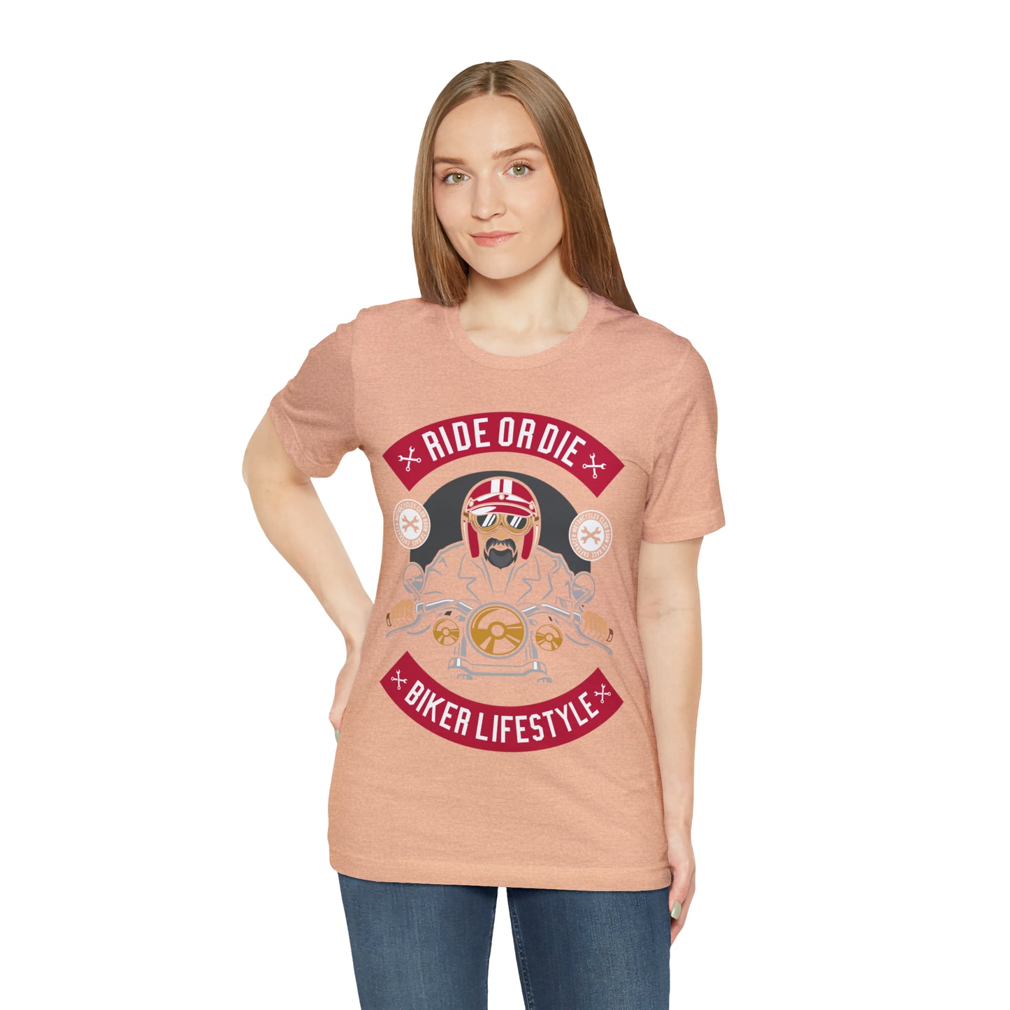 BIKER LIFESTYLE - Ride or Die - Unisex Jersey Short Sleeve Tee