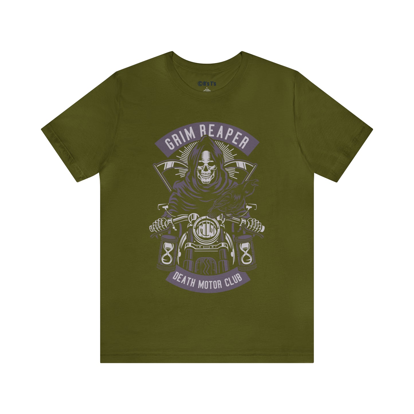 GRIM REAPER Moto Club - Unisex Jersey Short Sleeve Tee