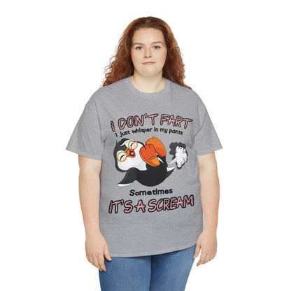 I DON'T FA*T - Funny Unisex Heavy Cotton Tee - USA