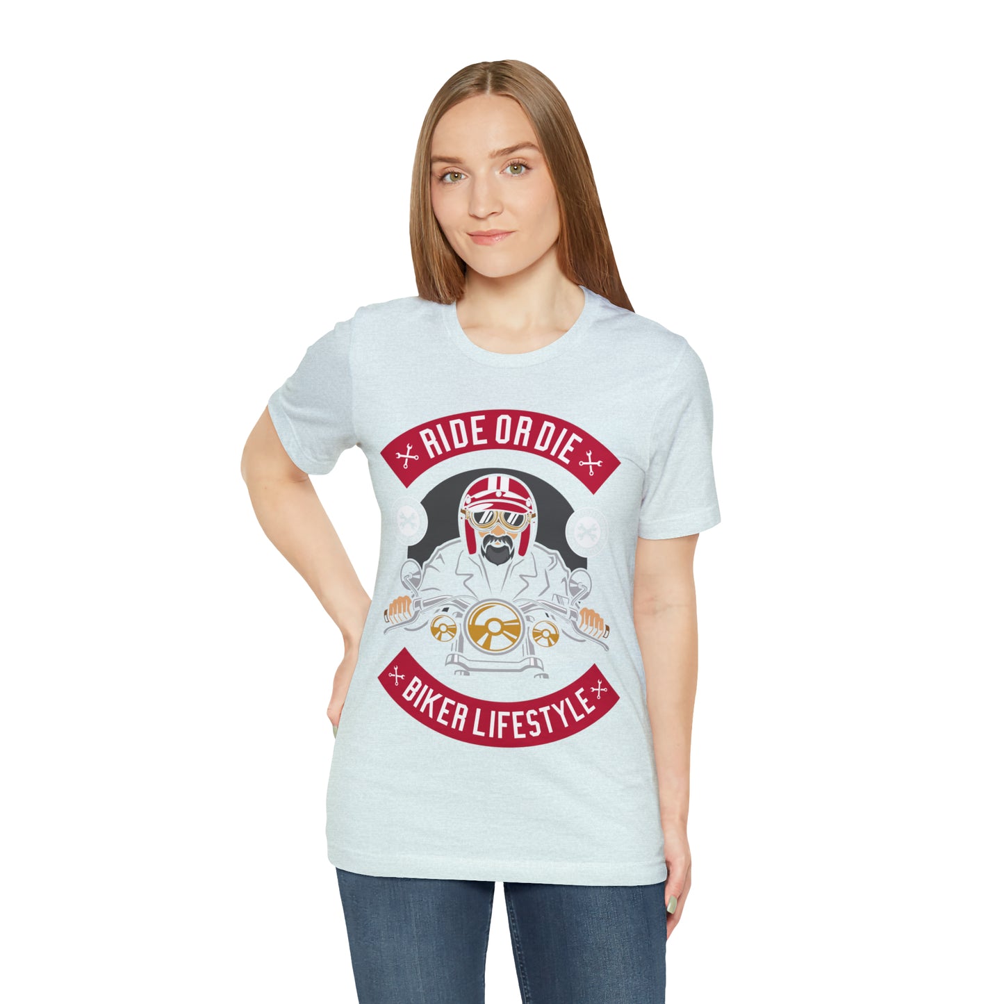 BIKER LIFESTYLE - Ride or Die - Unisex Jersey Short Sleeve Tee
