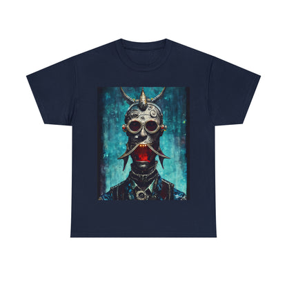 CYBER-STEAMPUNK BOUNTY-HUNTER - Airt on a Shirt  - Unisex Heavy Cotton Tee - AUS