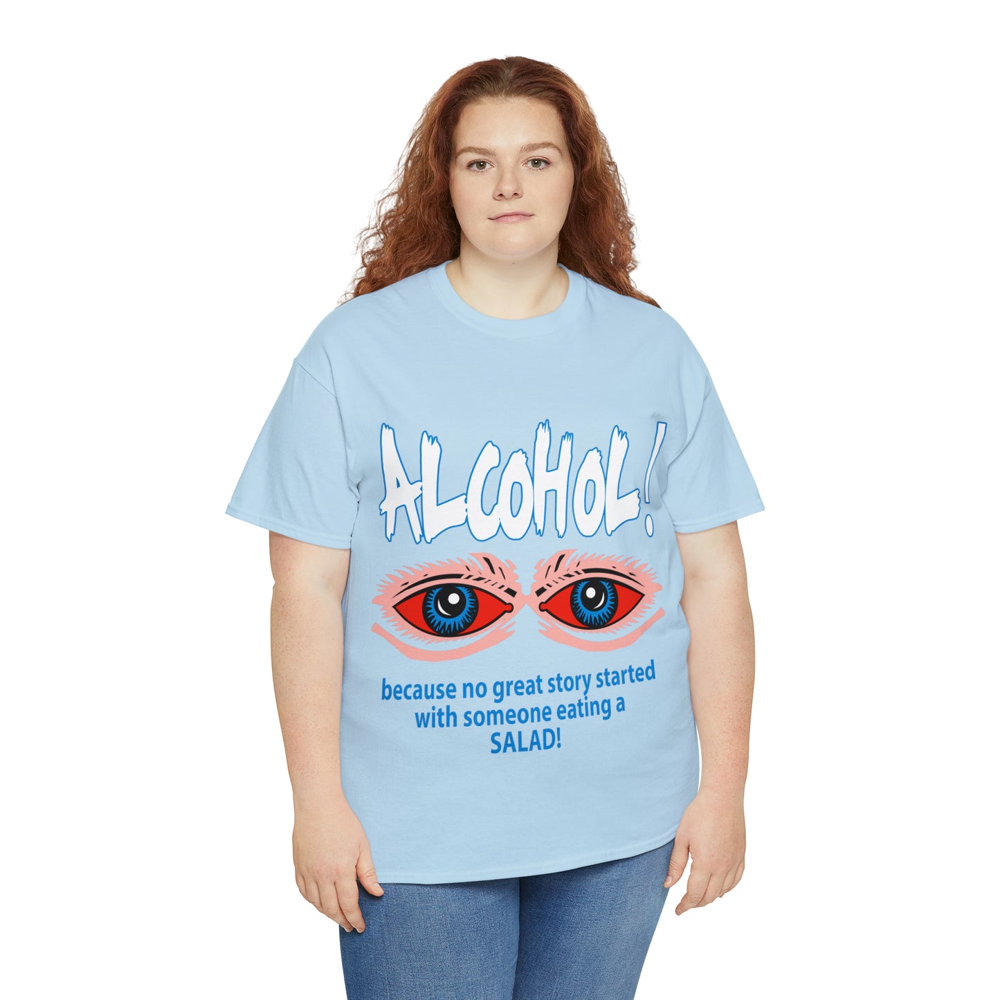 "ALC****" vs Salad - Funny Unisex Heavy Cotton Tee - AUS