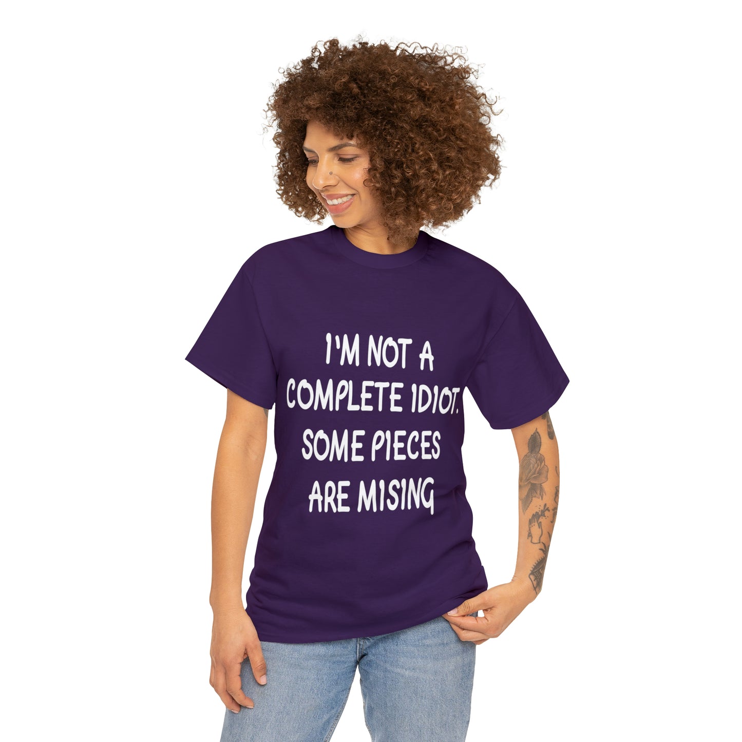 I'M NOT A COMPLETE ID***  - Unisex Heavy Cotton Tee - AUS