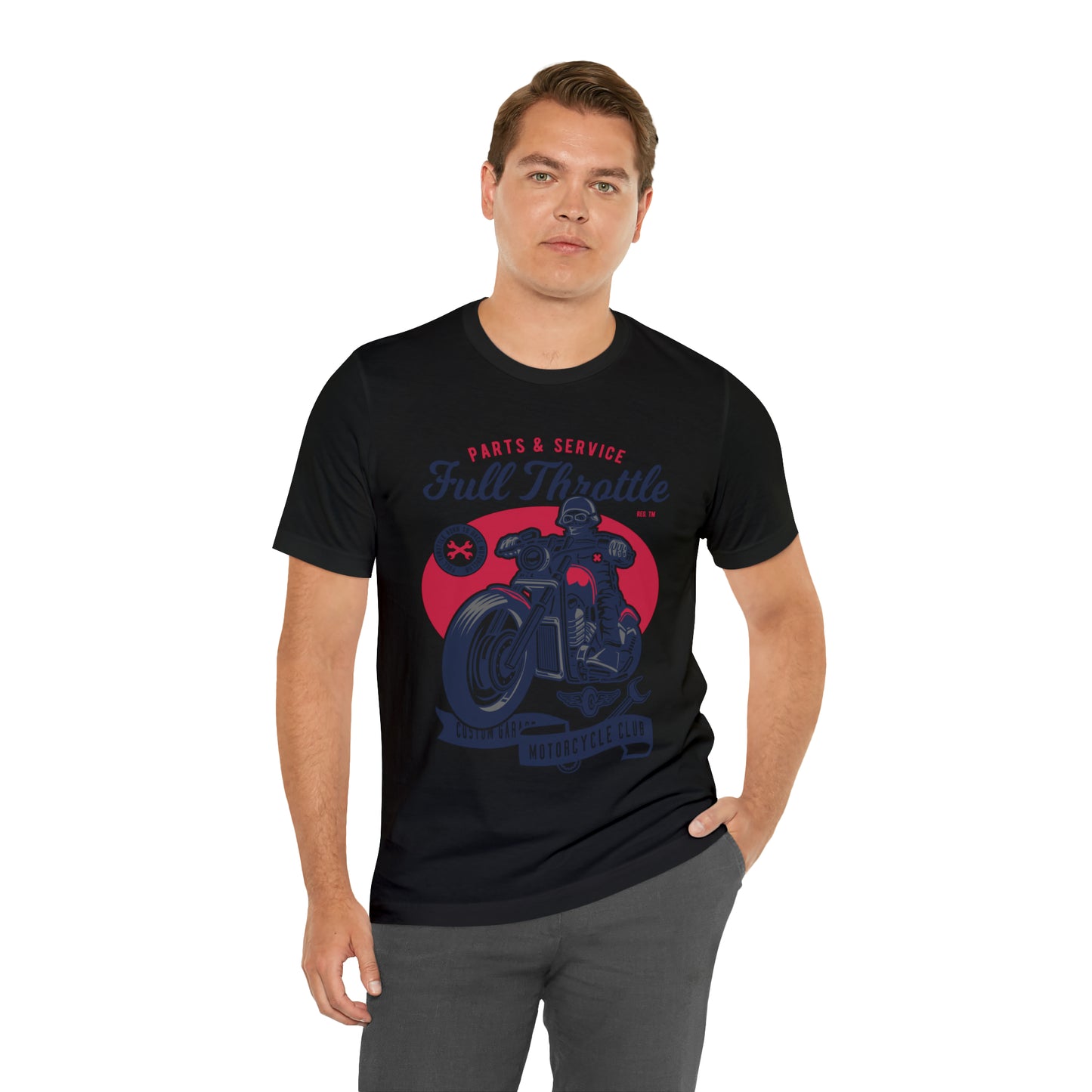 FULL THROTTLE Parts & Service - Unisex Jersey Short Sleeve Tee
