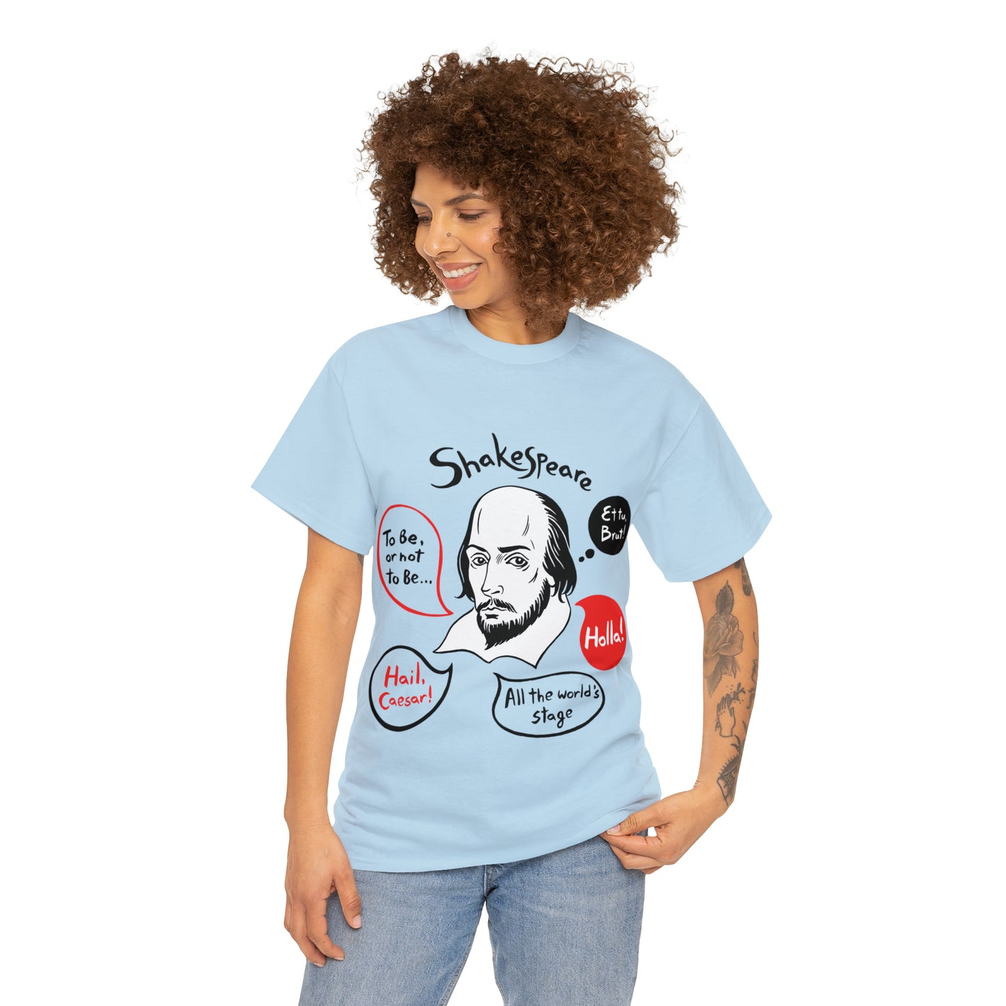 SHAKESPEARE (light) - Unisex Heavy Cotton Tee