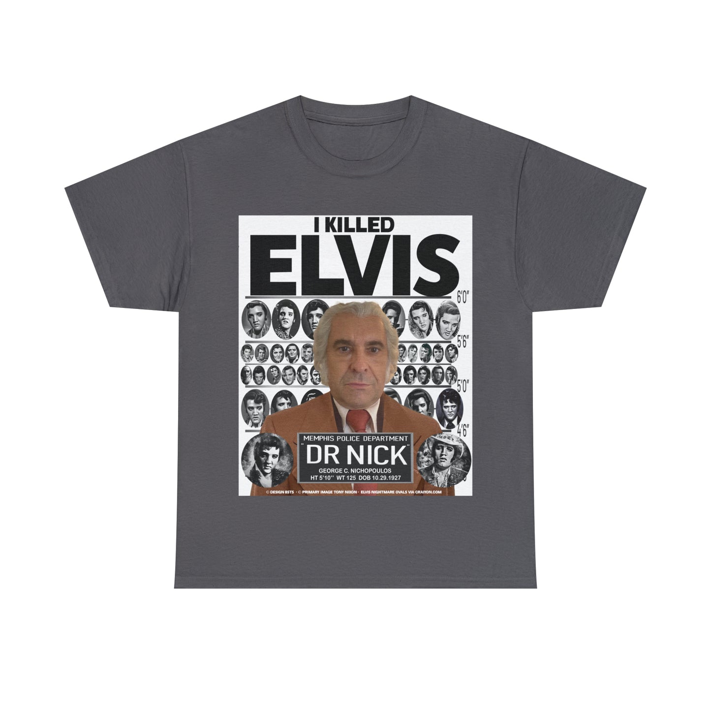 I KI**** ELVIS  - Unisex Heavy Cotton Tee - AUS