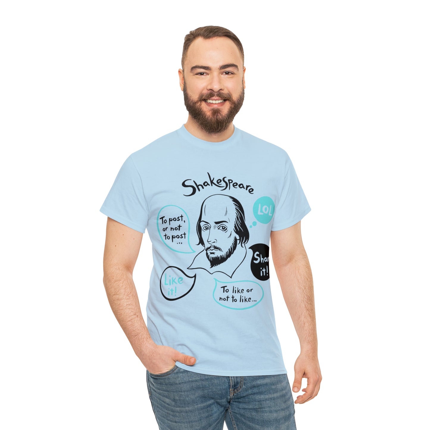 21st Century SHAKESPEARE  (light) - Unisex Heavy Cotton Tee