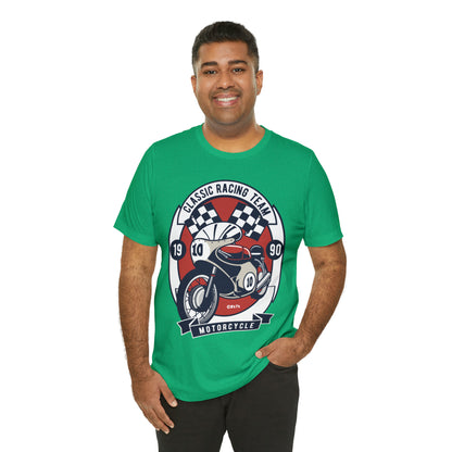 CLASSIC MOTORCYCLE RACING TEAM - Unisex Jersey Short Sleeve Tee