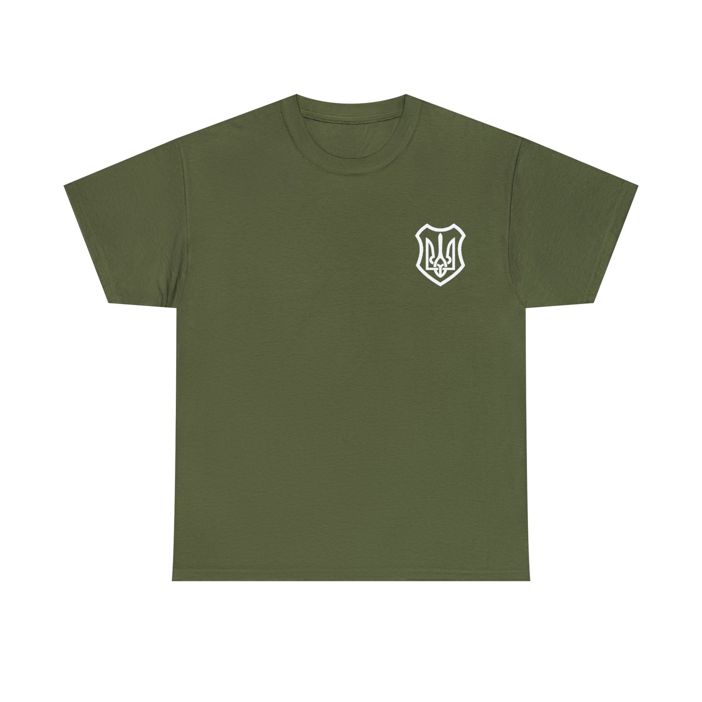 ICONIC UKRAINIAN TRIDENT T-SHIRT version 2 - Unisex Heavy Cotton Tee - AUS