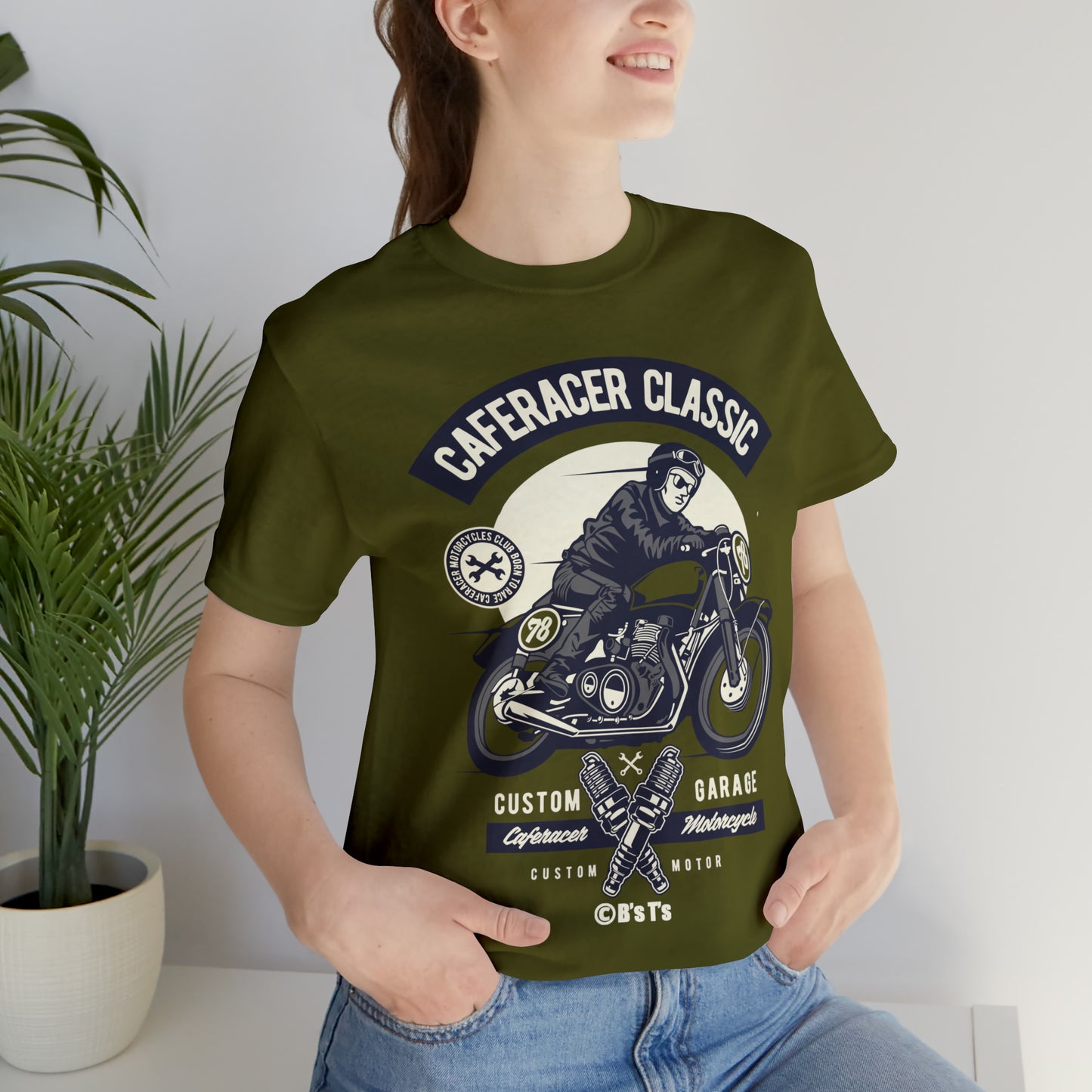 CAFE RACER Classic - Unisex Jersey Short Sleeve Tee