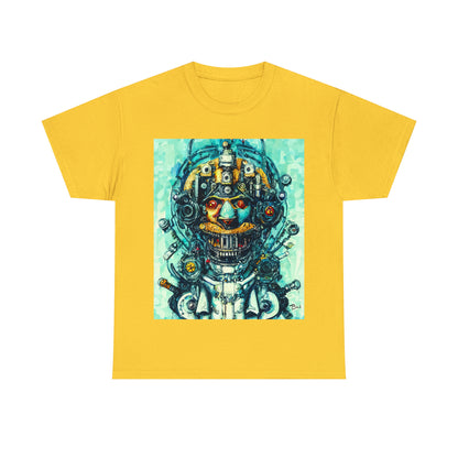 CYBERPUNK STEAMPUNK AUTON - Airt on a Shirt  - Unisex Heavy Cotton Tee - AUS