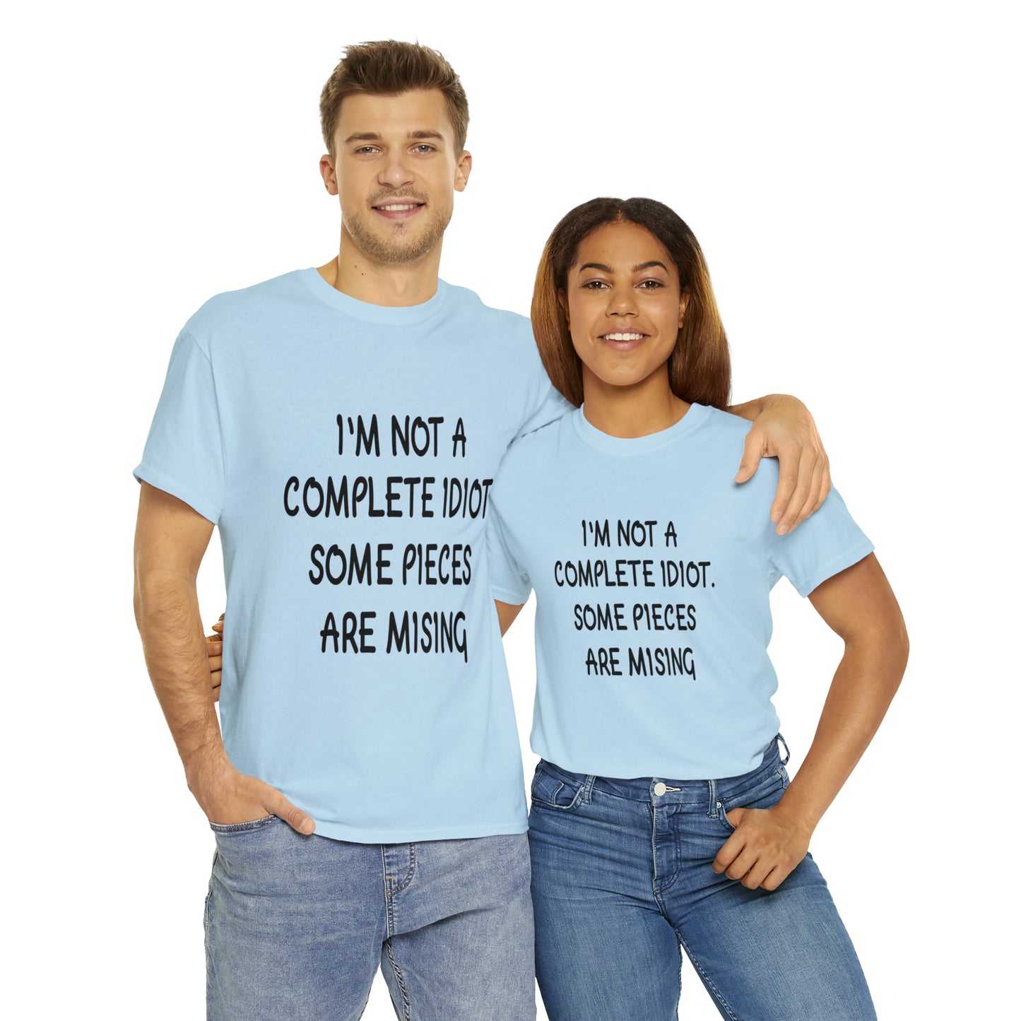 I'M NOT A COMPLETE ID*** - Unisex Heavy Cotton Tee - AUS