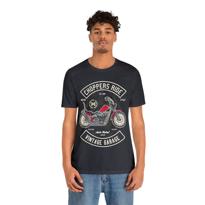 CHOPPERS RIDE Vintage Classic - Unisex Jersey Short Sleeve Tee