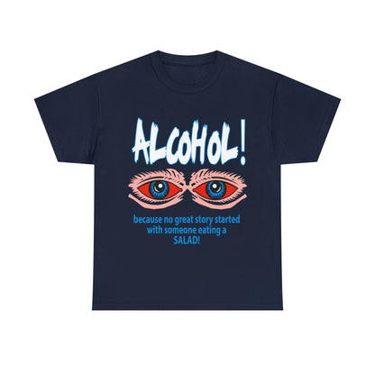 "ALC****" vs Salad  - Funny Shirt - Unisex Heavy Cotton Tee - USA