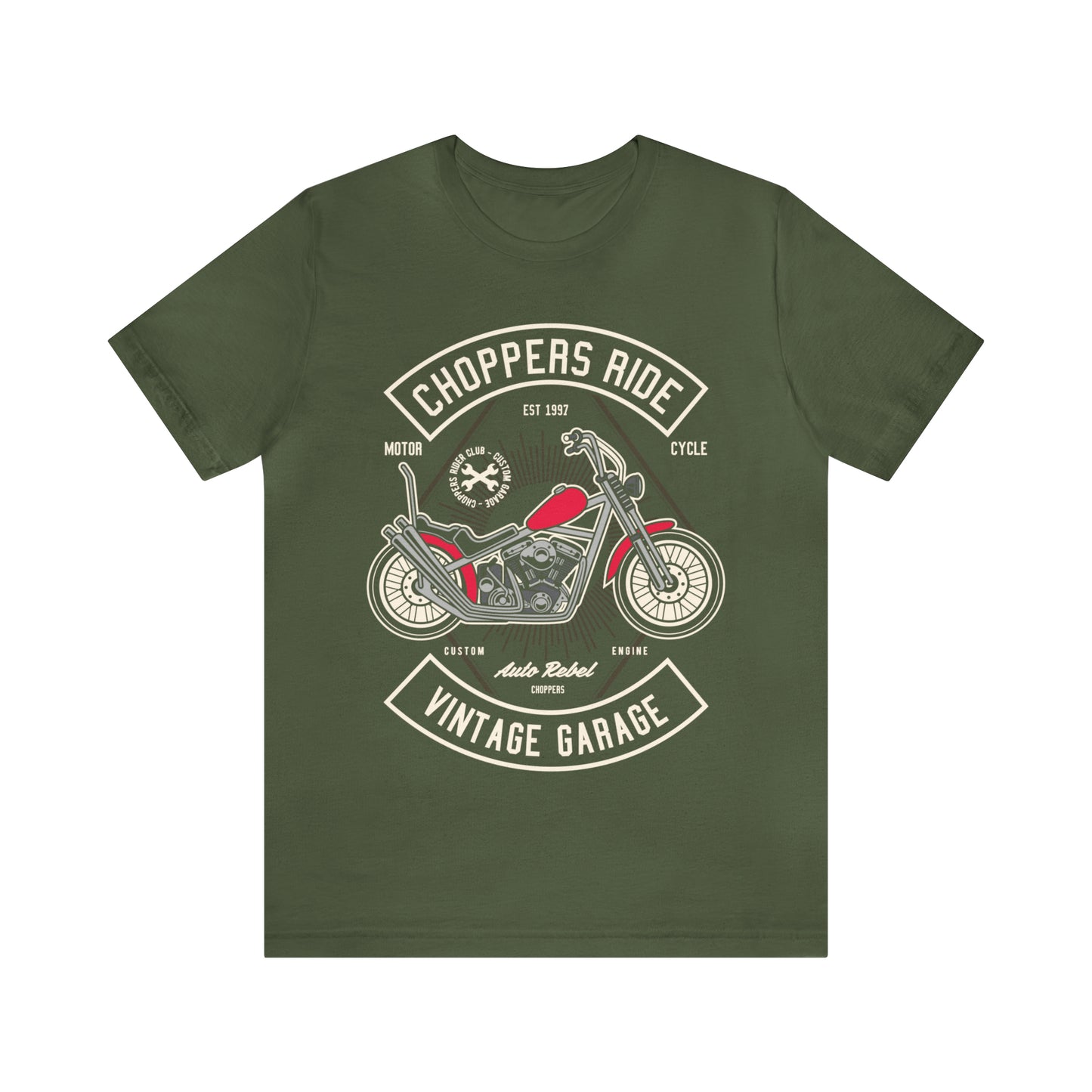 CHOPPERS RIDE Vintage Classic - Unisex Jersey Short Sleeve Tee