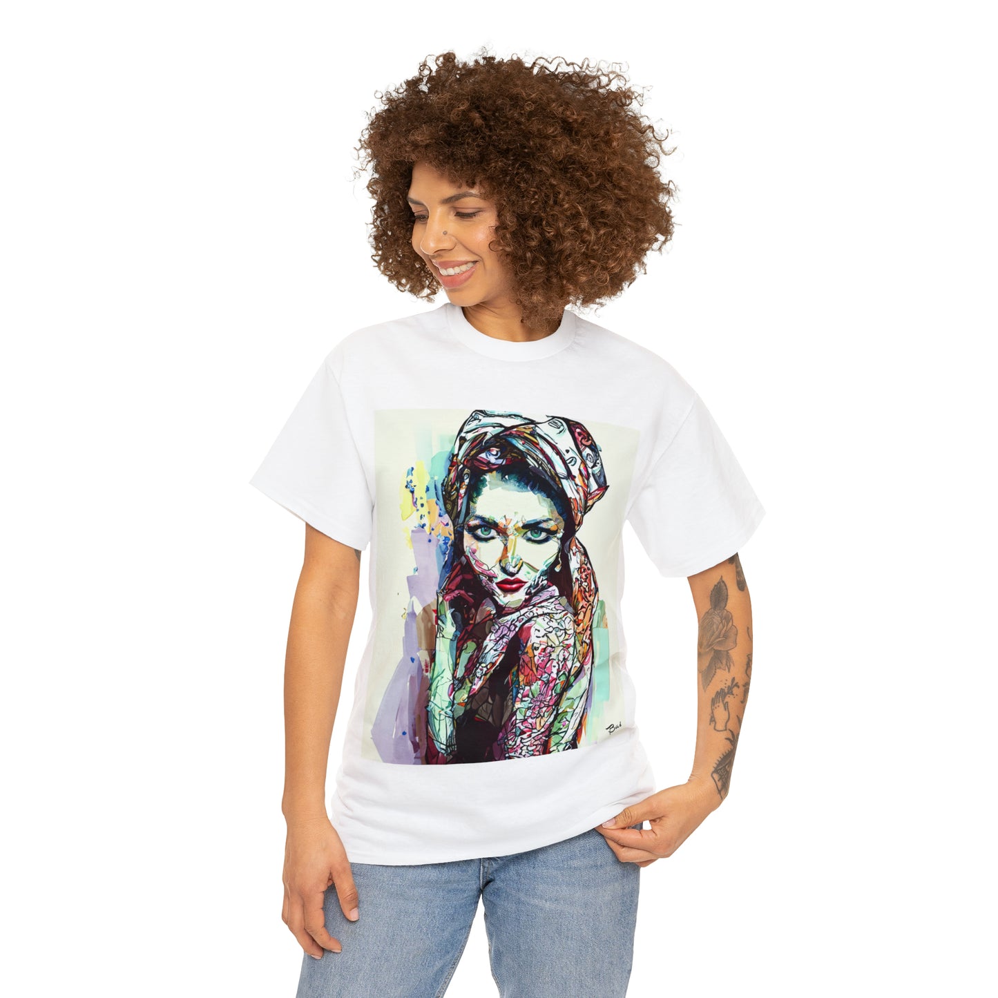 EASTERN BEAUTY - Airt on a Shirt  - Unisex Heavy Cotton Tee - AUS