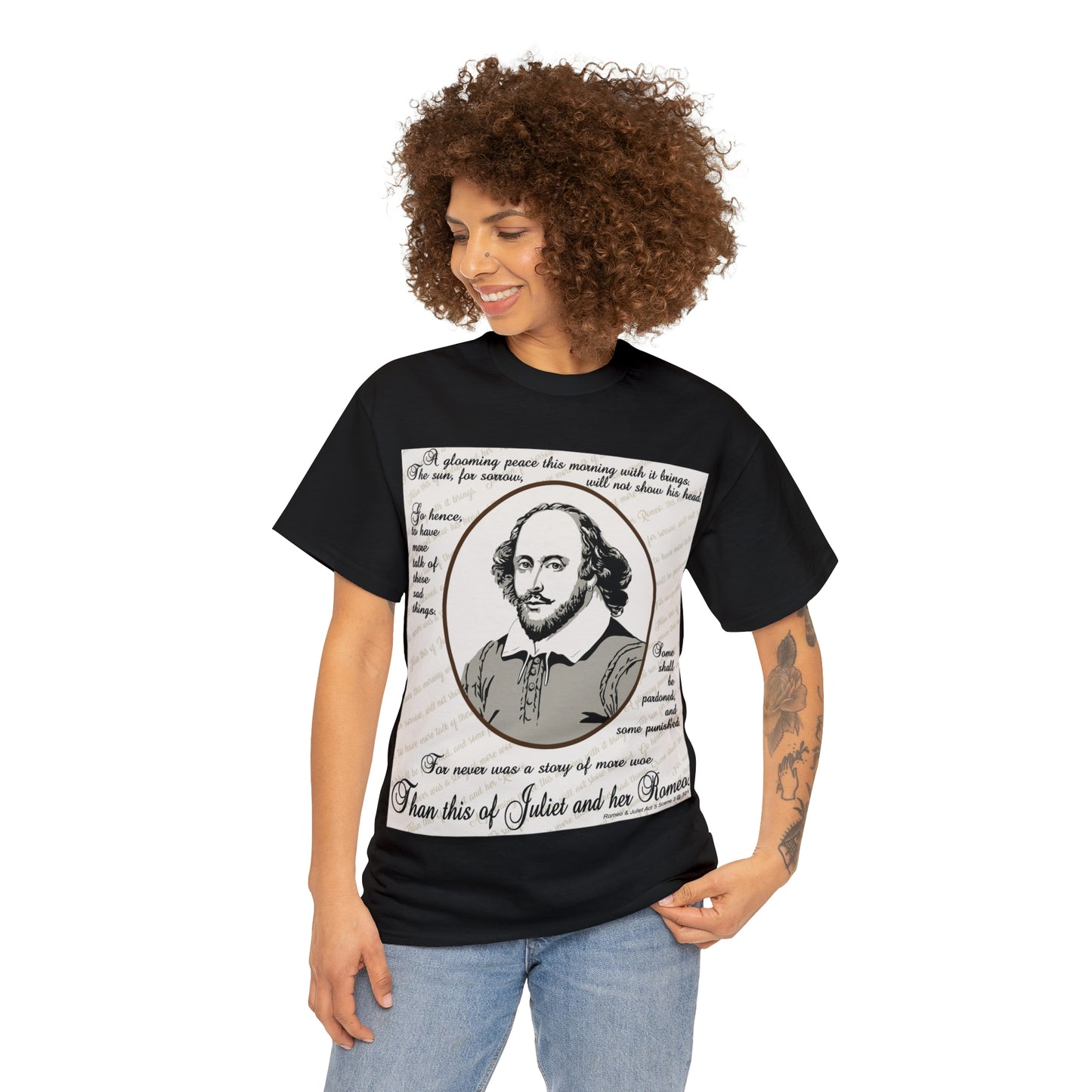 No Greater Tale of Woe... Juliet & Romeo.- Unisex Heavy Cotton Tee