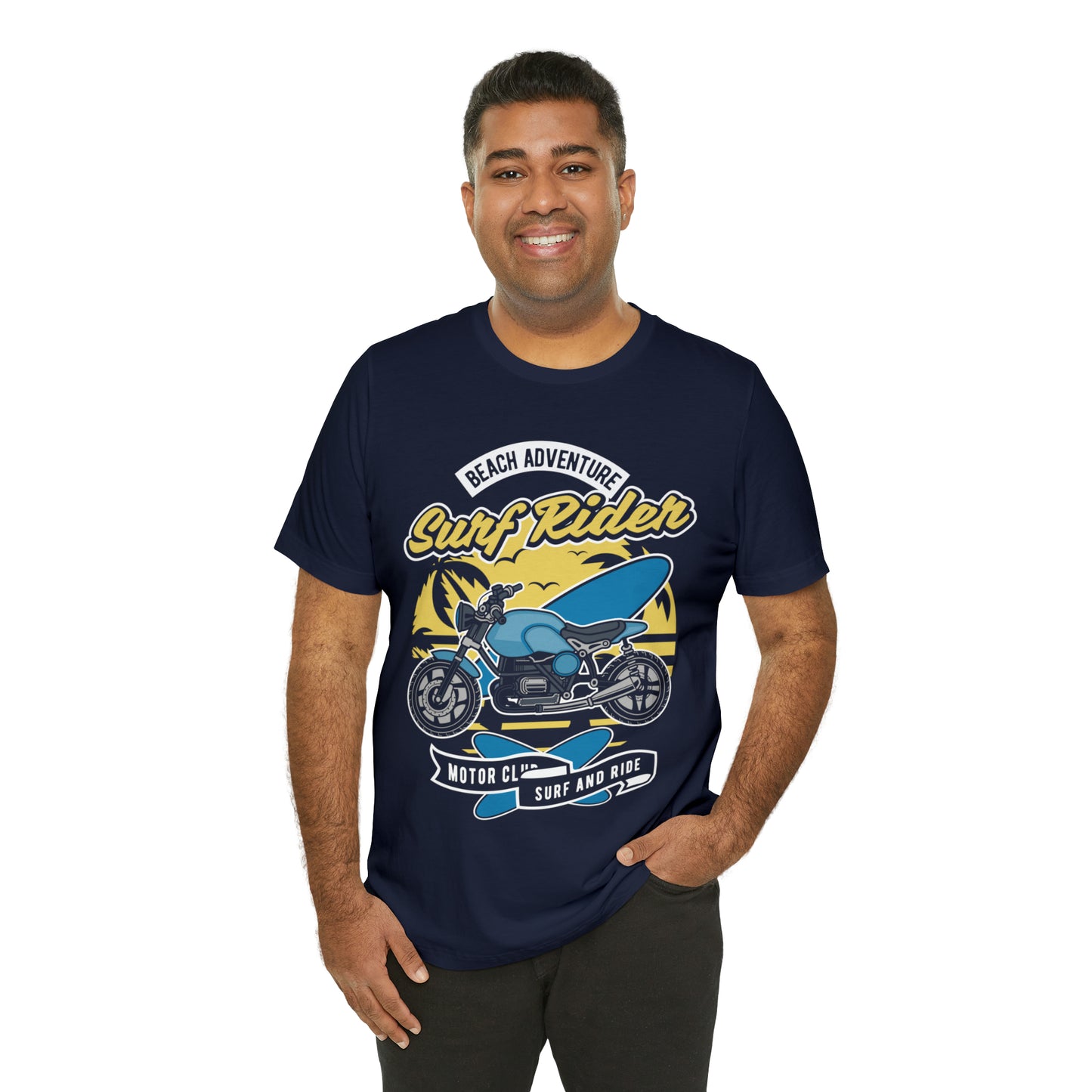 SURF RIDER - Printed in the USA - Unisex Jersey Short Sleeve Tee