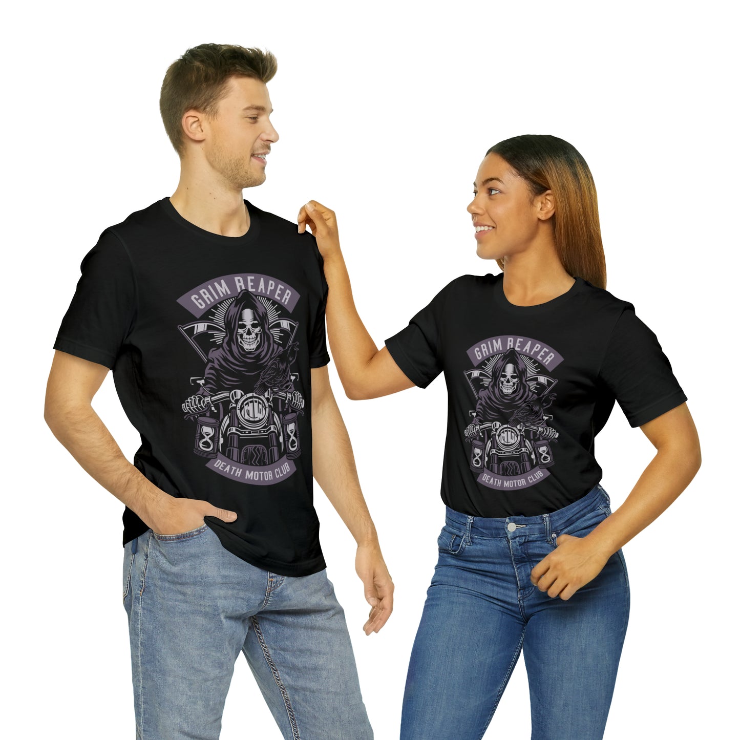 GRIM REAPER Moto Club - Unisex Jersey Short Sleeve Tee