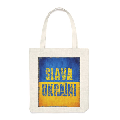 SLAVA UKRAINI - Polyester Tote Bag