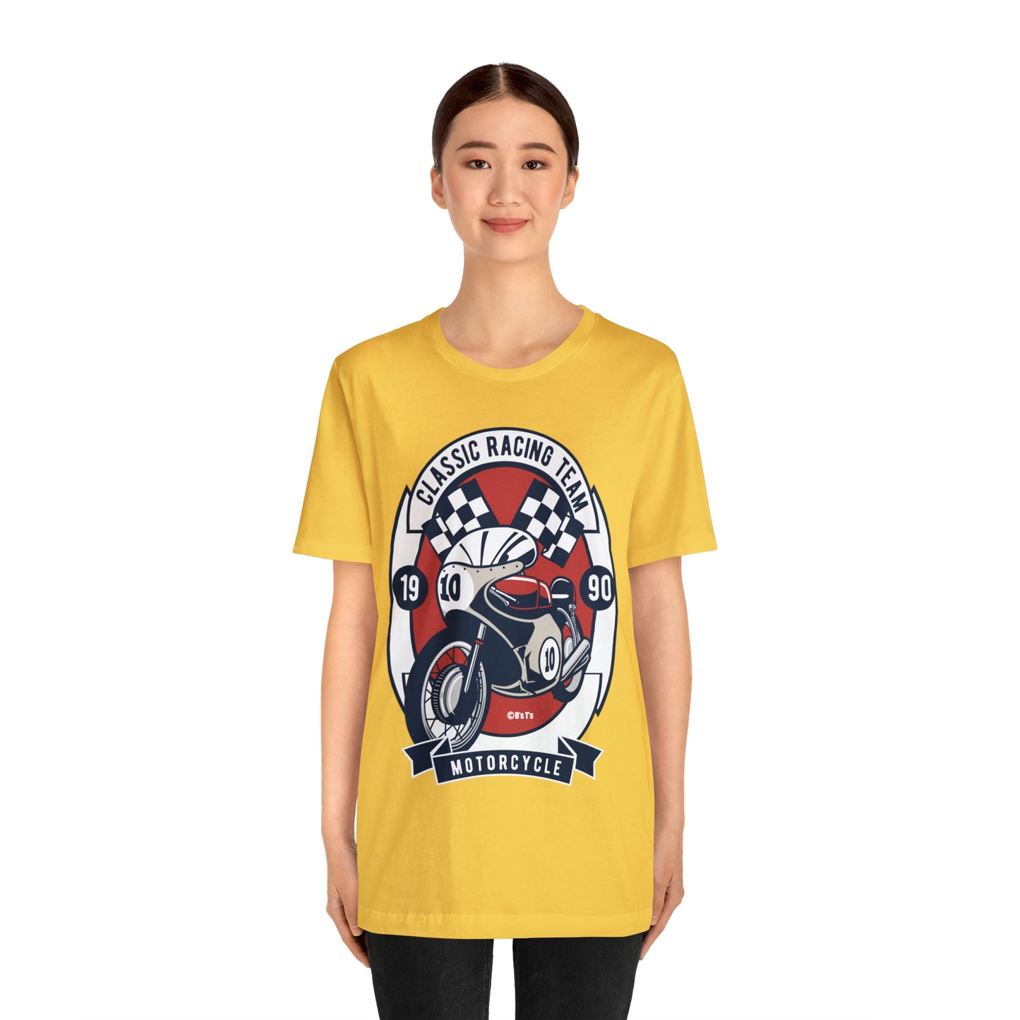 CLASSIC MOTORCYCLE RACING TEAM - Unisex Jersey Short Sleeve Tee