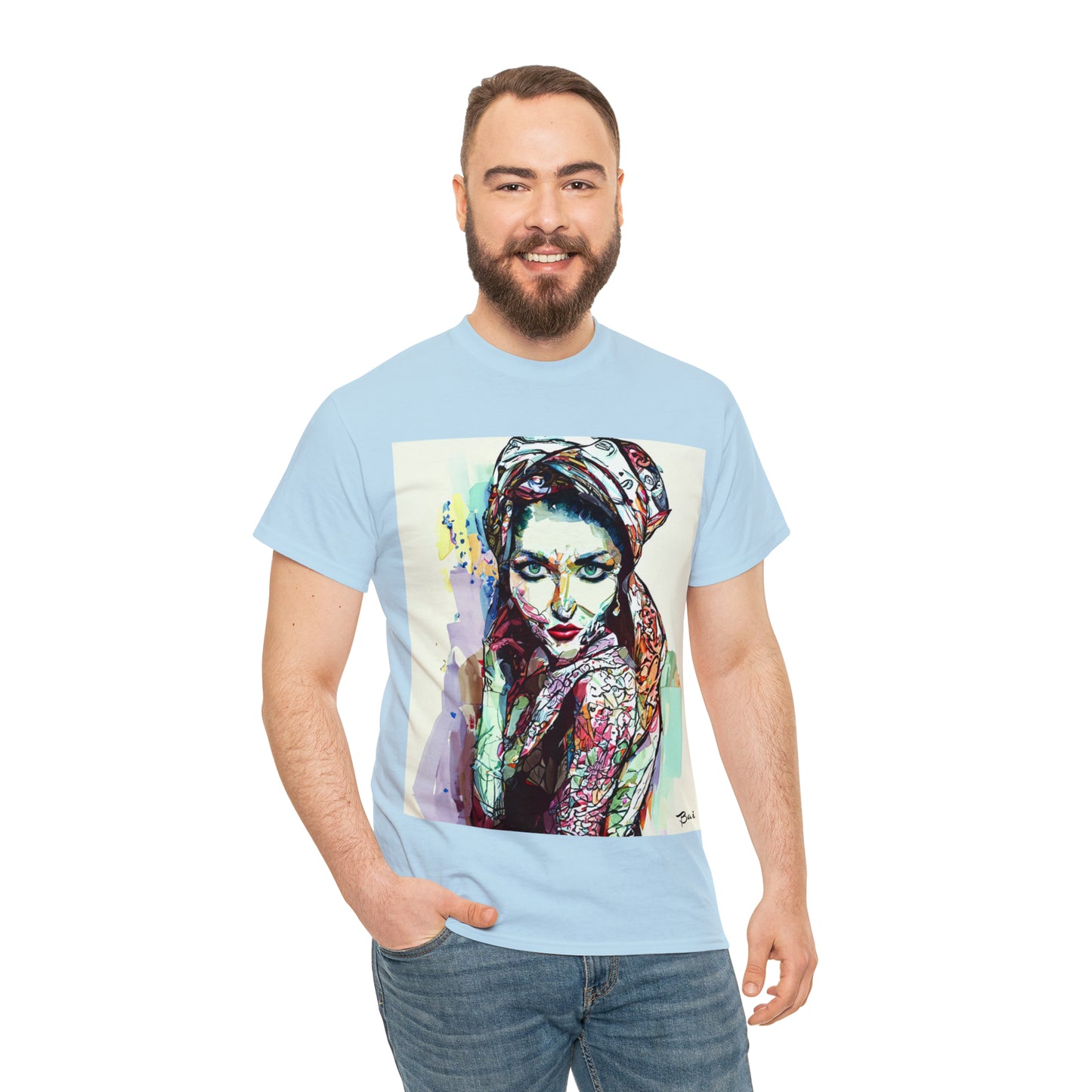 EASTERN BEAUTY - Airt on a Shirt  - Unisex Heavy Cotton Tee - AUS