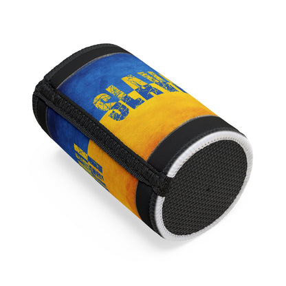 "SLAVA UKRAINI" TRIDENT FLAG - Stubby Cooler
