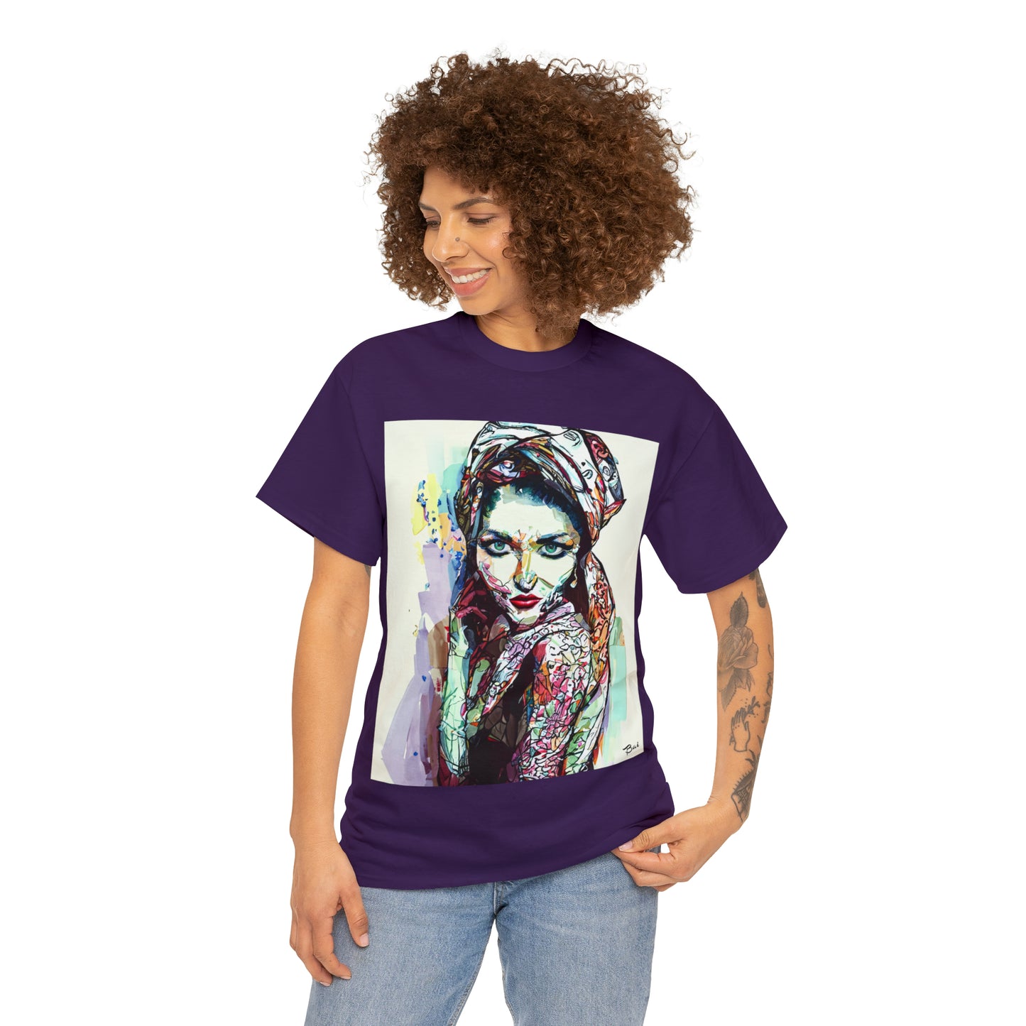 EASTERN BEAUTY - Airt on a Shirt  - Unisex Heavy Cotton Tee - AUS