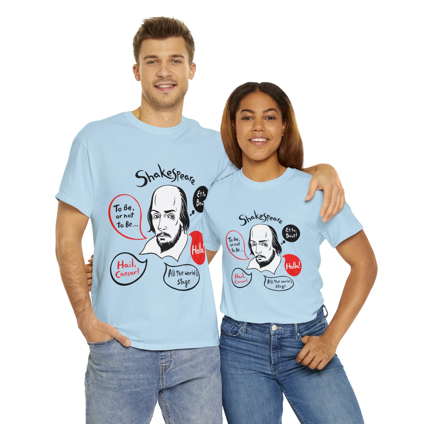 SHAKESPEARE (light) - Unisex Heavy Cotton Tee