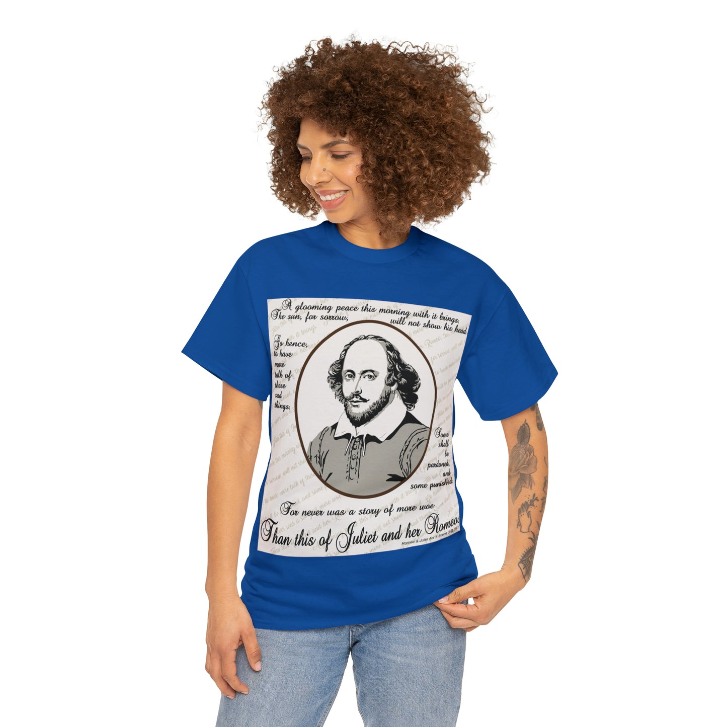 No Greater Tale of Woe... Juliet & Romeo.- Unisex Heavy Cotton Tee