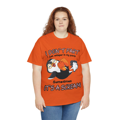 I DON'T FA*T  - Funny Unisex Heavy Cotton Tee - AUS