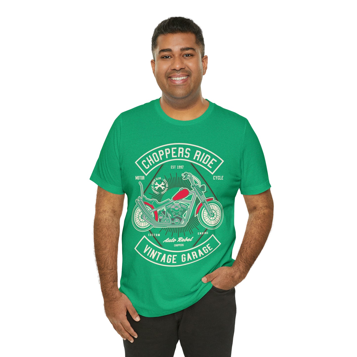 CHOPPERS RIDE Vintage Classic - Unisex Jersey Short Sleeve Tee