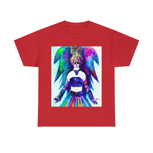 CYBER GIRL - Airt on a Shirt  - Unisex Heavy Cotton Tee - AUS