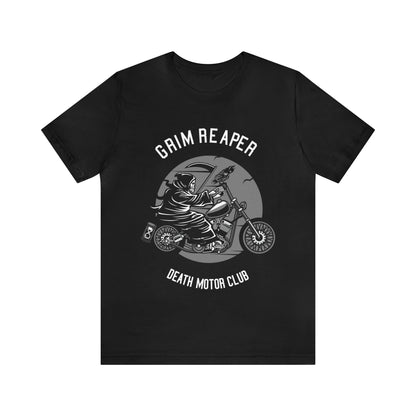 GRIM REAPER Death Motor Club - Unisex Jersey Short Sleeve Tee