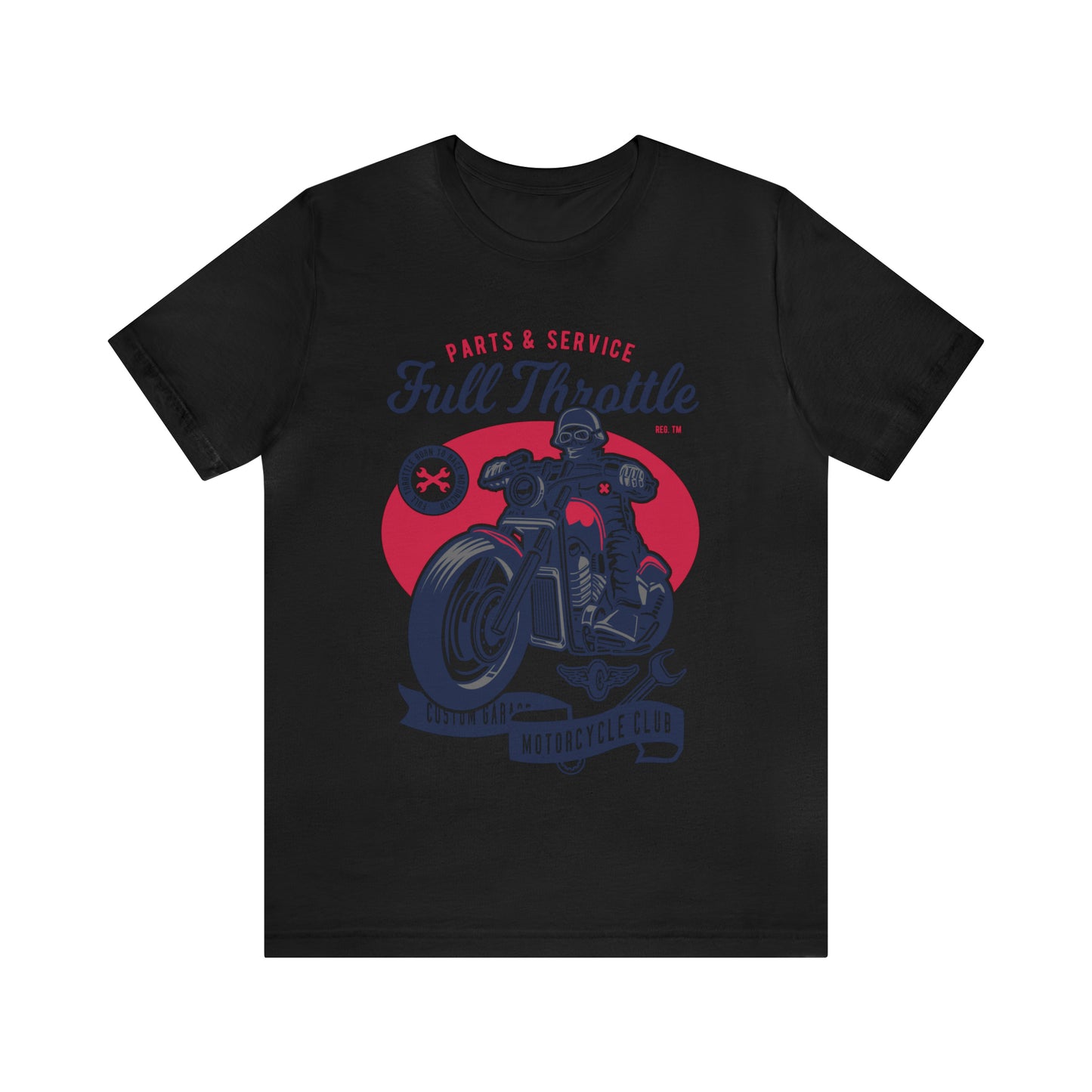 FULL THROTTLE Parts & Service - Unisex Jersey Short Sleeve Tee