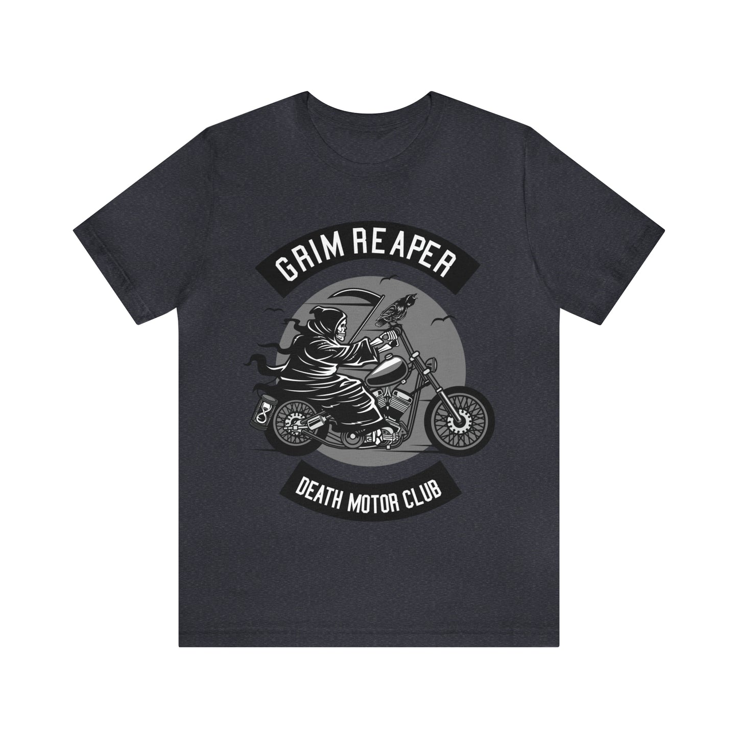 GRIM REAPER Death Motor Club - Unisex Jersey Short Sleeve Tee