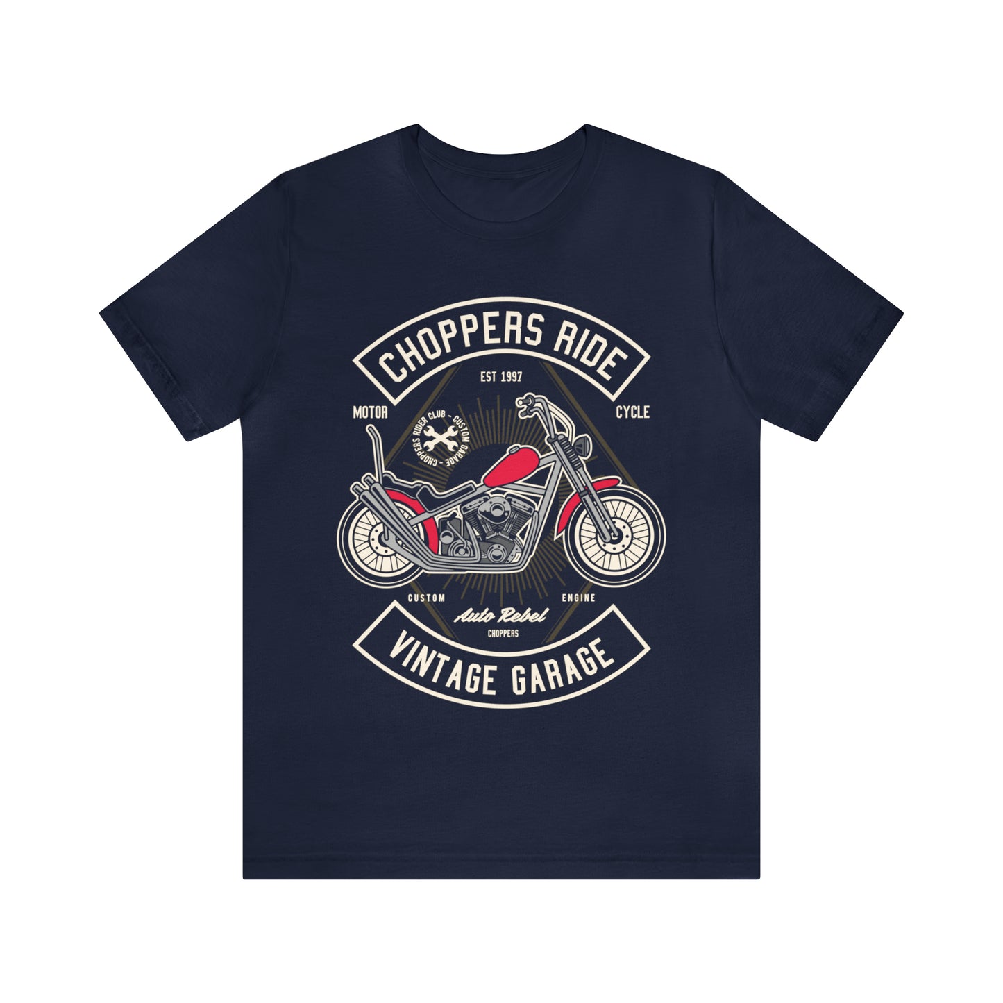 CHOPPERS RIDE Vintage Classic - Unisex Jersey Short Sleeve Tee