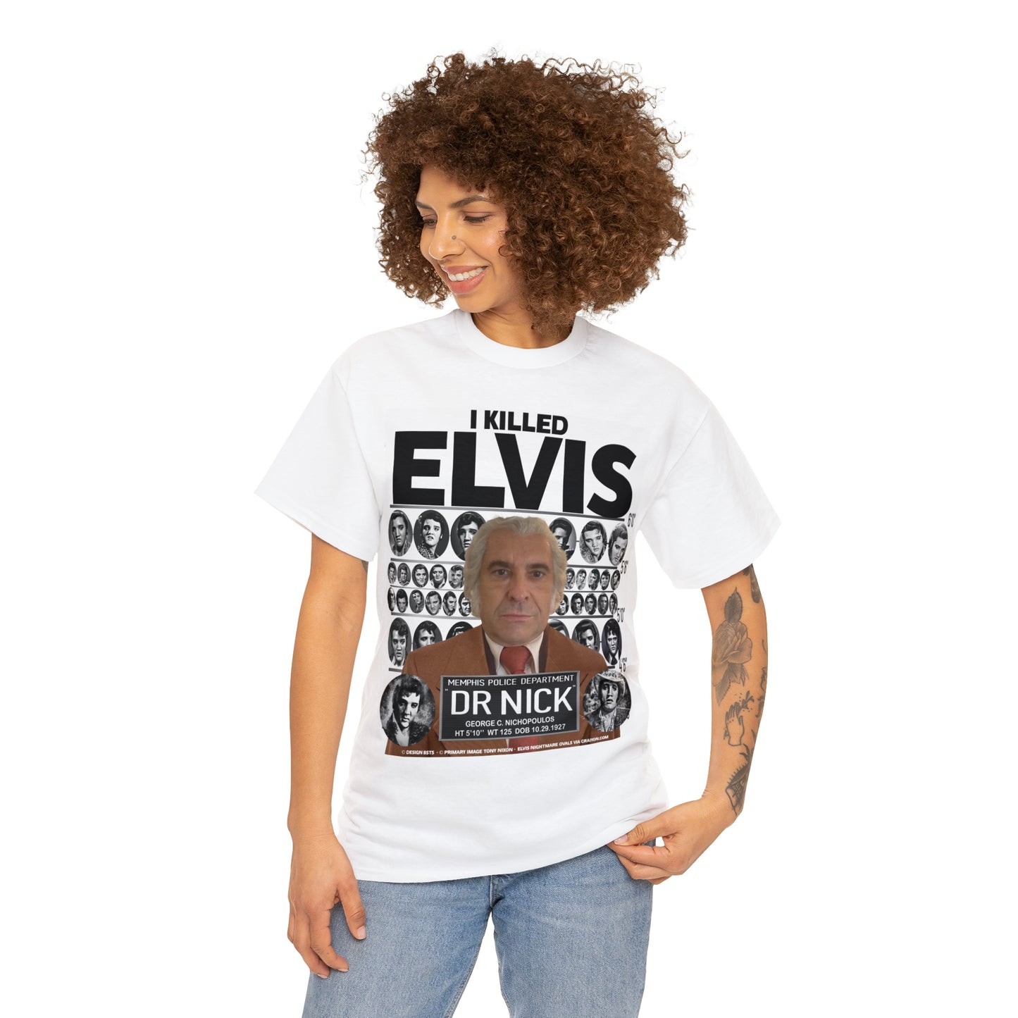 I KI**** ELVIS - Unisex Heavy Cotton Tee - USA