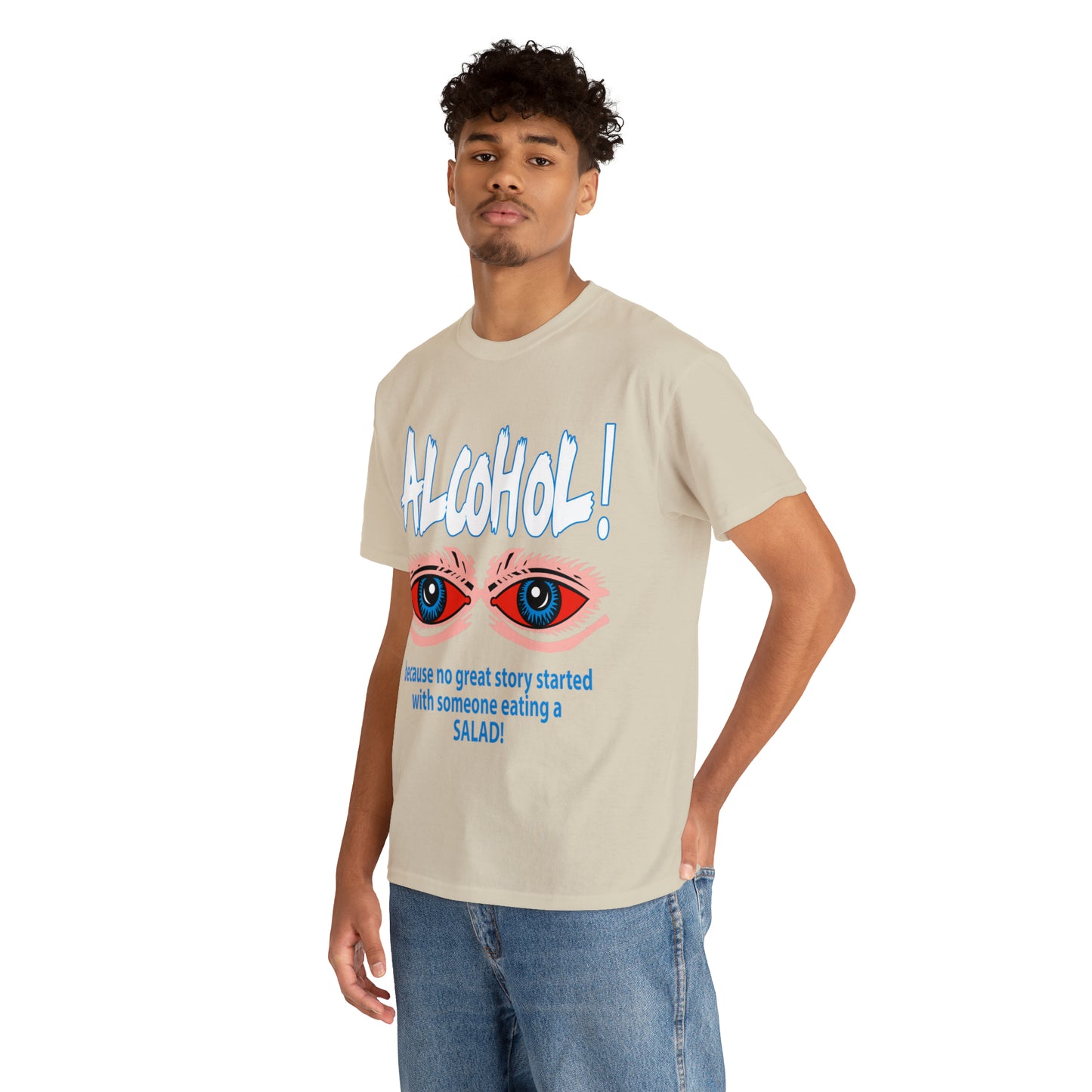 "ALC****" vs Salad  - Funny Shirt - Unisex Heavy Cotton Tee - USA
