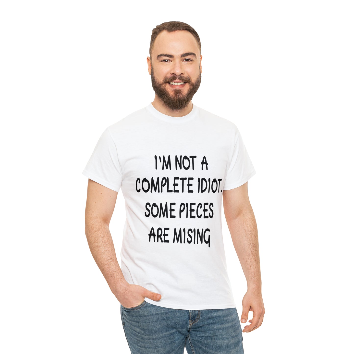 I'M NOT A COMPLETE ID*** - Unisex Heavy Cotton Tee - AUS