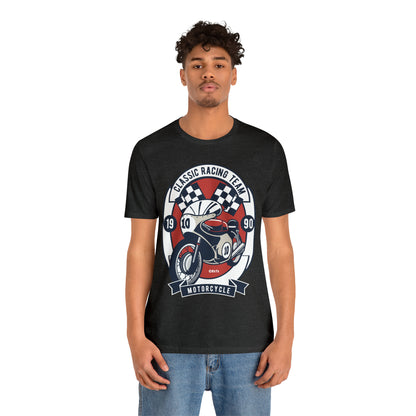 CLASSIC MOTORCYCLE RACING TEAM - Unisex Jersey Short Sleeve Tee